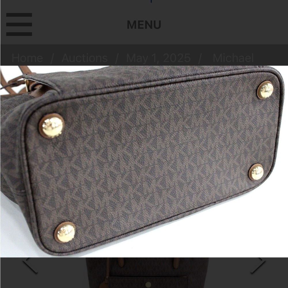 Michael Kors Brown Tote Bag - Picture 5 of 6
